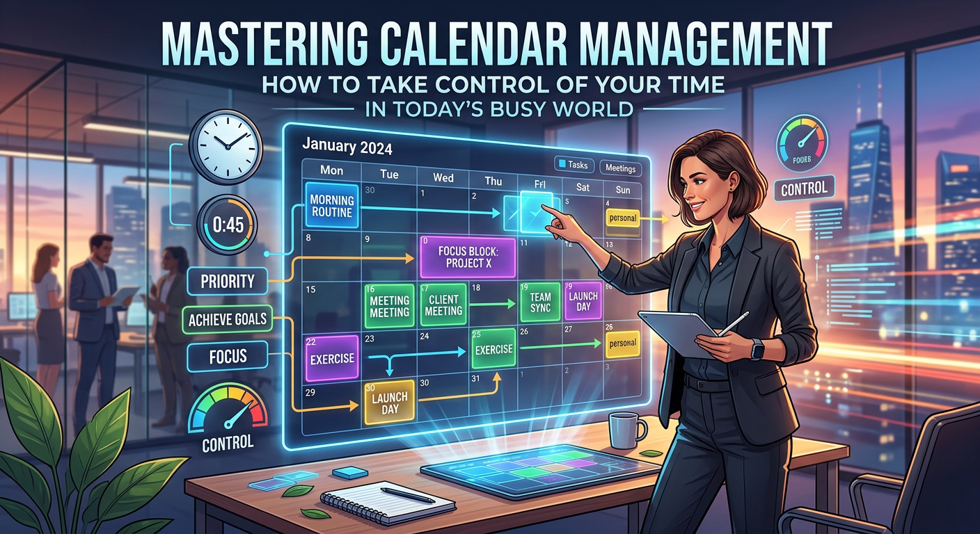 Mastering Calendar Management: How to Take Control of Your Time In today’s busy world image 12